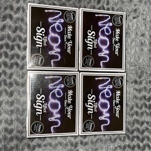Neon sign kit